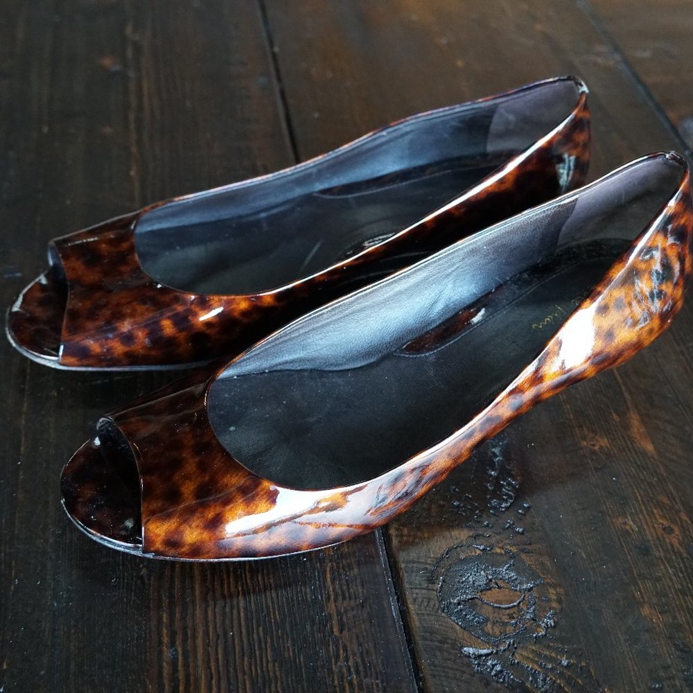 Cole Haan Open Toe Wedge Heel